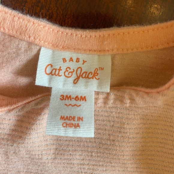Cat & Jack peach onesie - Picture 2 of 2